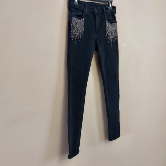 True Religion Halle Super Skinny Brand Jeans with studded detail - Picture 4 of 16